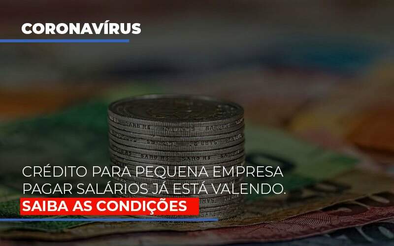 Credito Para Pequena Empresa Pagar Salarios Ja Esta Valendo - Souza & Souza Contabilidade