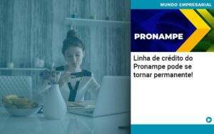 Linha De Credito Do Pronampe Pode Se Tornar Permanente Organização Contábil Lawini - Souza & Souza Contabilidade